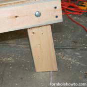 Image of finished leg.