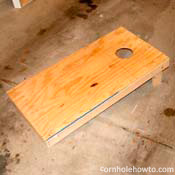 The completed table.